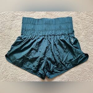 Free People Movement parachute shorts. Size small in a turquoise color